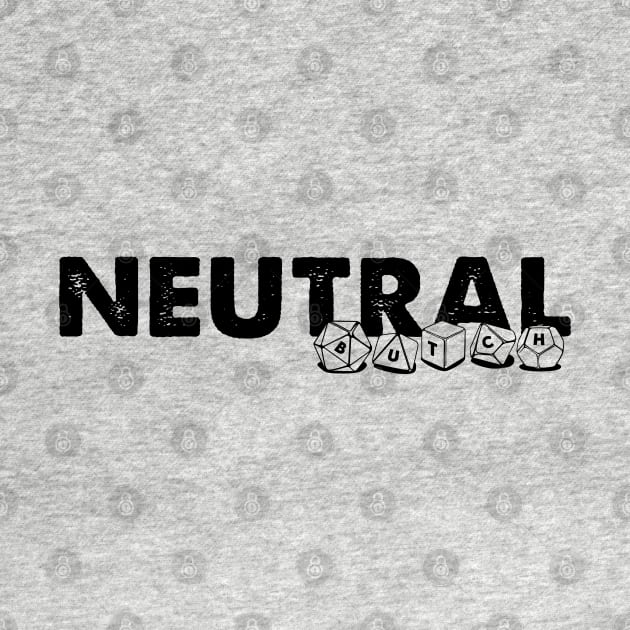 Neutral Butch (Dark Ink) by The Digital Monk